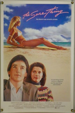 The Sure Thing Rolled Orig 1sh Movie Poster John Cusack Daphne Zuniga (1985)