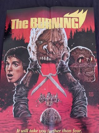 The Burning Scream Shout Factory Movie Poster Oop Nm,  Never Displayed