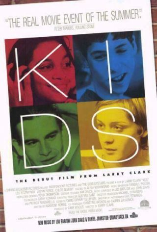 Kids 27 " X40 " D/s Movie Poster One Sheet 1995 Larry Clark Rosario Dawson
