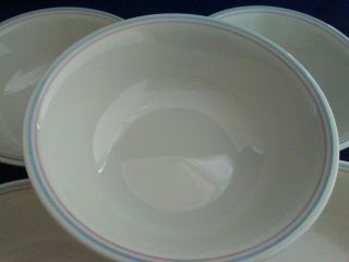 Set Of 5 Discontinued Corelle English Breakfast Soup Or Cereal Bowls