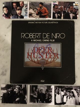 Robert De Niro The Deer Hunter Signed Album Lp Soundtrack Vinyl