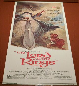The Lord Of The Rings Vintage Ralph Bakshi 