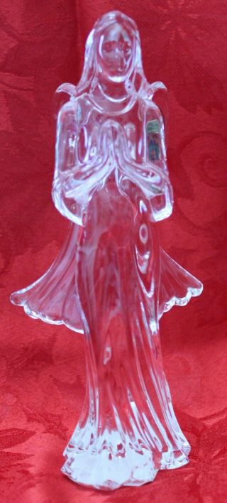 Waterford Clear Crystal Angel Of Grace Figurine/statue