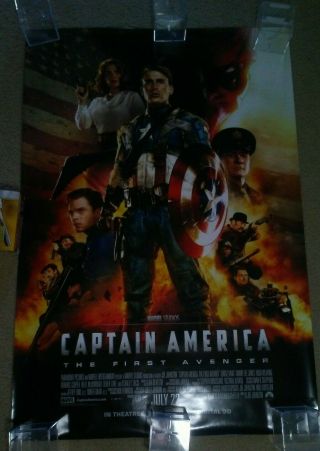 Captain America The First Avenger Double Sided Movie Poster 27 " X 40