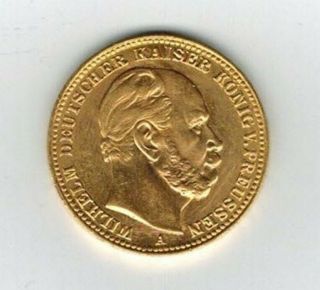 1886a German Gold Coin 20 Mark Wilhelm 1st.  (106)