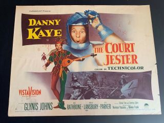 The Court Jester 22x28 U.  S Half Sheet - Danny Kaye Classic