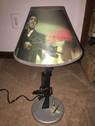 Scarface (say Hello To My Little Friend) Collector M - 16 Machine Gun Lamp