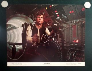 Star Wars A Hope Han Solo Harrison Ford Movie 11x14 Lobby Card 1977