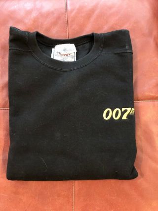 Rare Vintage James Bond 007 Gold Gun Promo Sweatshirt - Xl - 007 - 1987