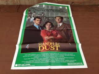 1988 A Handful Of Dust Movie House Full Sheet Poster