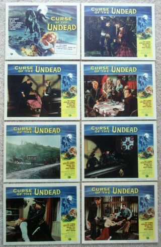 Curse Of The Undead 1959 Set Of 8lc 