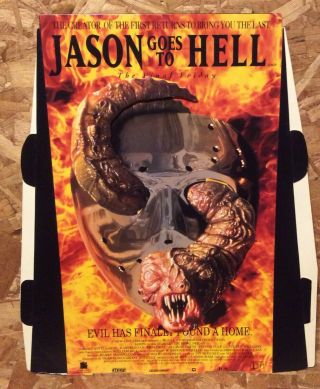 Jason Goes To Hell Friday The 13th Rare Promo 3d Display
