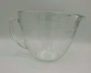 Anchor Hocking 8 Cup Measuring Glass Batter Bowl - 2 Quart 2l - Clear