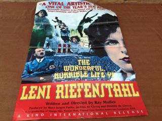 1993 The Life Of Leni Riefenstahl Movie House Full Sheet Poster