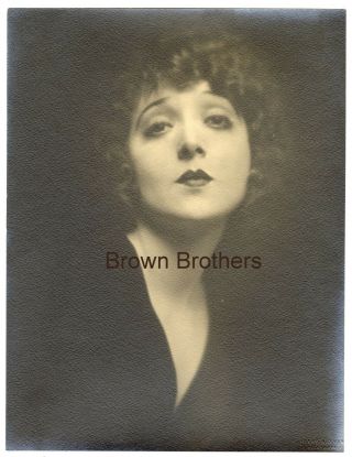 1920s Hollywood Madge Bellamy Dbw Oversized Photo By Henry Waxman - Blind Stamp