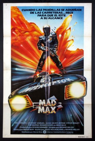 Mad Max International Mel Gibson Hamagami Art 1 - Sheet 1980