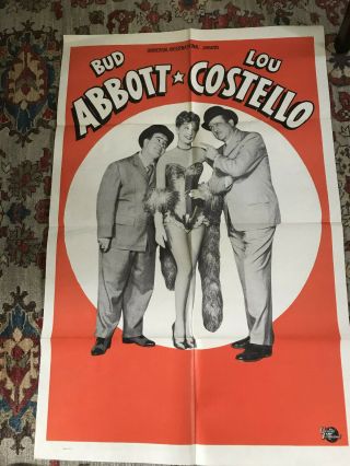 Abbott And Costello Stock Poster 1950 