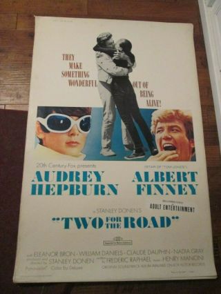 Two For The Road - 40 X 60 Movie Poster - Audrey Hepburn