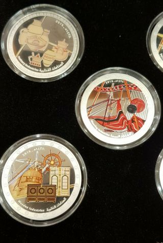 OMAN CRAFTS INDUSTRIES PROOF SET OF COINS 2016 OF ISSUE 2