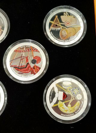OMAN CRAFTS INDUSTRIES PROOF SET OF COINS 2016 OF ISSUE 3