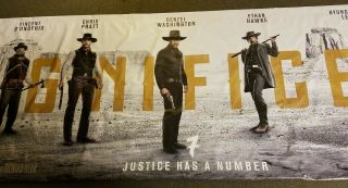 The Magnificent Seven 7 4 1/2 Ft X 15 Ft Movie Theater Vinyl Banner