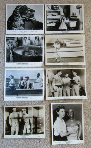 Monster That Challenged The World 1957 Set Of 8bw Ms 8x10 Good - Ex