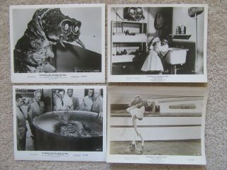 MONSTER THAT CHALLENGED THE WORLD 1957 SET OF 8BW MS 8X10 GOOD - EX 2