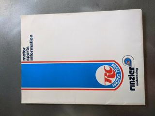 Rinzler Motoracing Press Kit 1973