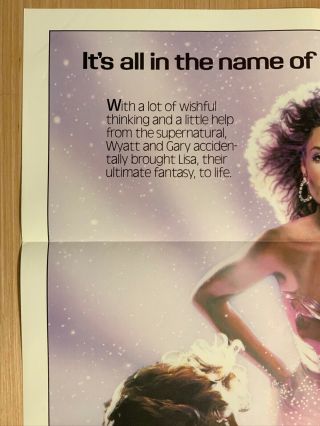 Weird Science 1985 1 - Sheet Movie Poster John Hughes Kelly LeBrock 2