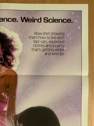 Weird Science 1985 1 - Sheet Movie Poster John Hughes Kelly LeBrock 3