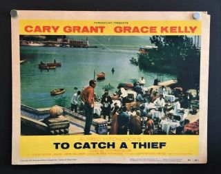 To Catch A Thief Lobby Card Grant Kelly Hitchcock Hollywood Posters