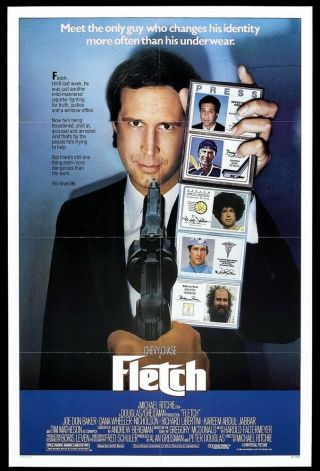 Fletch 27x41 One Sheet Movie Poster 1985 Chevy Chase