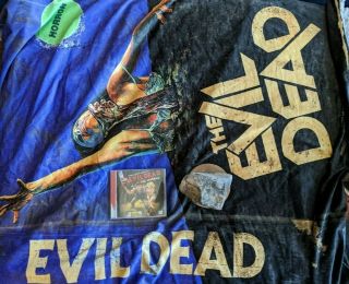 Evil Dead Rock Cabin Artifacts Horror Props Vhs Cover Blanket Evil Dead 60x 50