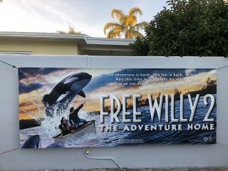 " Willy " Vinyl Banner Huge 4ft X 10 Ft Movie Poster 1993