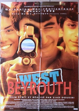 West Beyrouth Beirut {rami Doueiri} Lebanese Movie Poster 90s