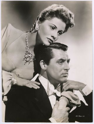Cary Grant & Joan Fontaine Hitchcock Thriller Suspicion 1941 Large Photograph