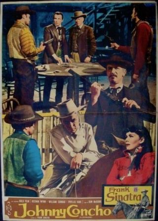 Johnny Concho Italian 1f Movie Poster Frank Sinatra 1956 Western