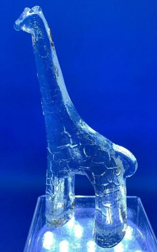 Private Listing for Paul: VTG Kosta Boda Art Glass Giraffe 7” Tall,  Flat Back 2