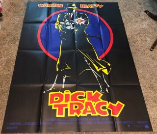 1990 Dick Tracy French Grande Movie Poster,  Folded,  46x62,  Huge