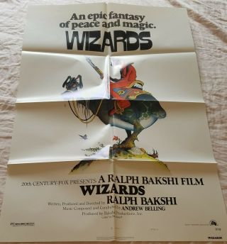 Movie Poster Wizards By Ralph Bakshi,  1977,