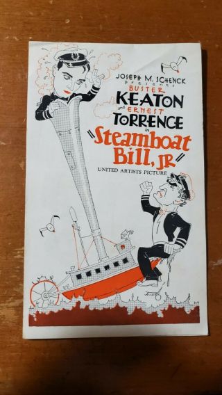 Steamboat Bill Jr.  - 1928 Movie Herald - Buster Keaton