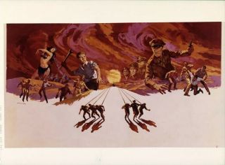 Flight Of The Phoenix James Stewart Poster Concept Art Transparency