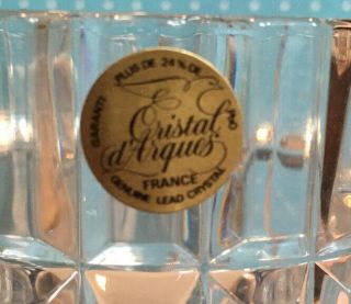 2 - Montparnasse Cristal d’Arques France Lead Crystal 24 Votive Candle 3