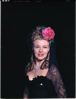 Ginger Rogers Striking Vivid Color 1940 