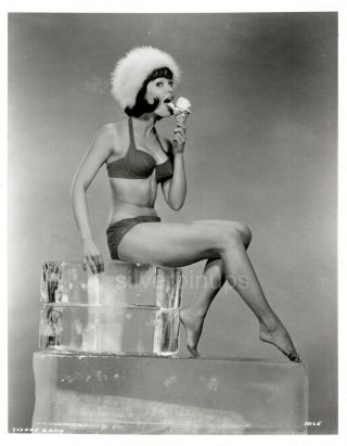 Orig 1964 Yvonne Craig In Skimpy Bikini.  Pin - Up Portrait Quick Before It Melts