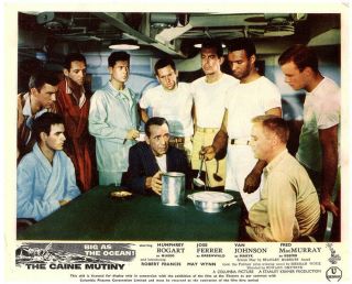 The Caine Mutiny Lobby Card Humphrey Bogart Fred Macmurray Van Johnson