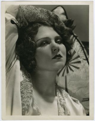 Sensual Silent Film Beauty Mary Brian 1920s Large Format Photograph