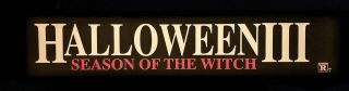 ✨ Halloween 3: Season Of The Witch (1982) - Movie Theater Poster Mylar - Lg 5x25
