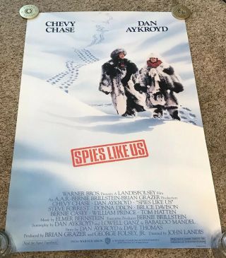1985 Spies Like Us Movie Poster,  Rolled,  27x40