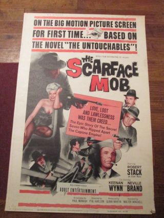 The Scarface Mob - 40 X 60 Movie Poster - Stack
